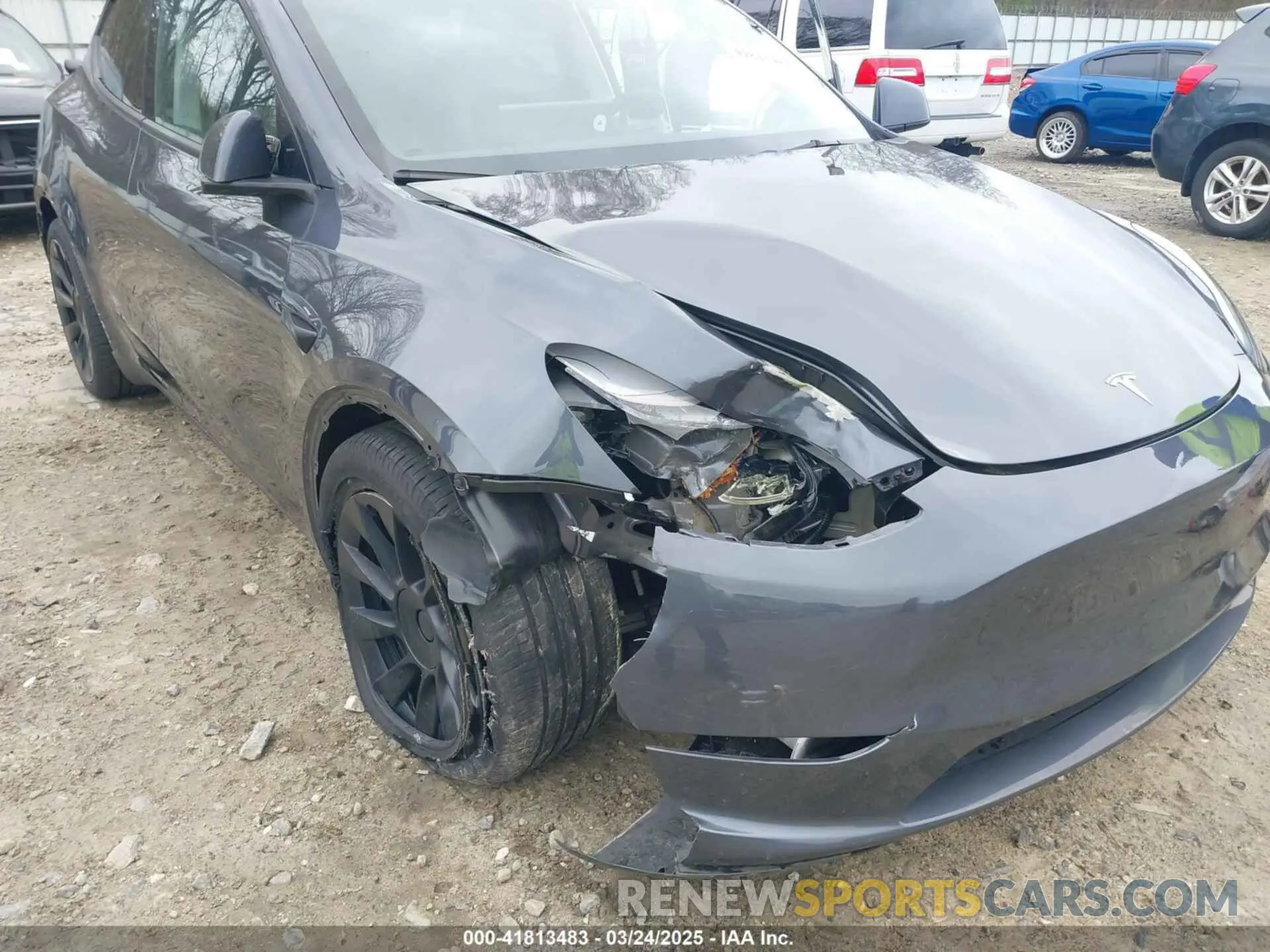 6 Photograph of a damaged car 7SAYGDEE3PA177437 TESLA MODEL Y 2023