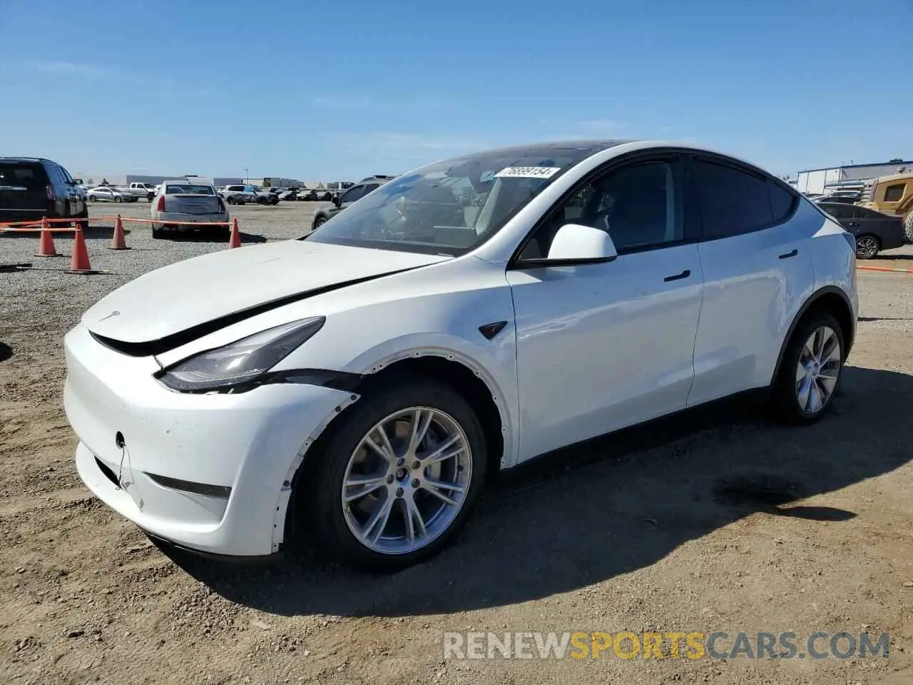 1 Photograph of a damaged car 7SAYGDEE3PA186381 TESLA MODEL Y 2023