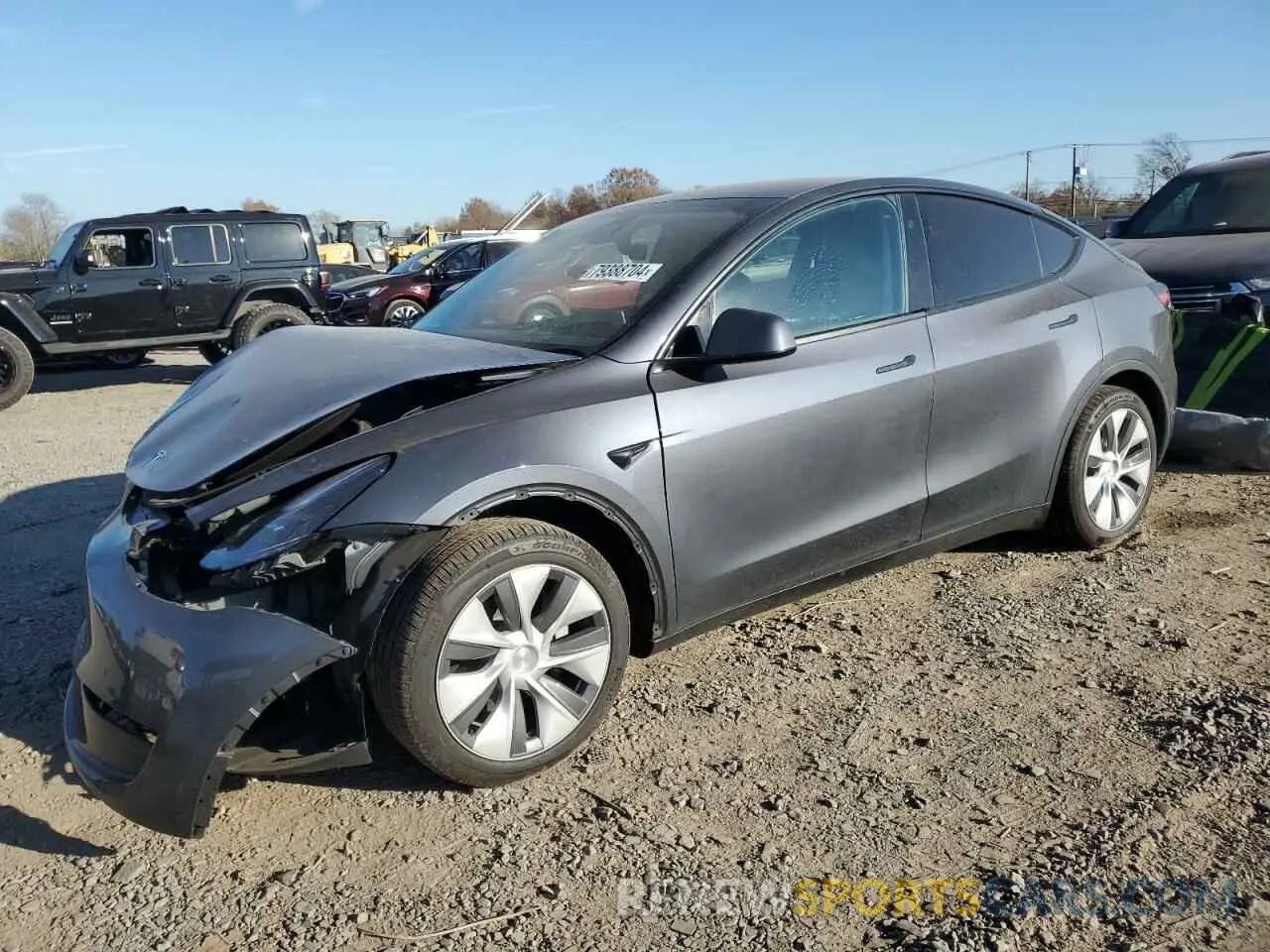1 Photograph of a damaged car 7SAYGDEE3PA194626 TESLA MODEL Y 2023
