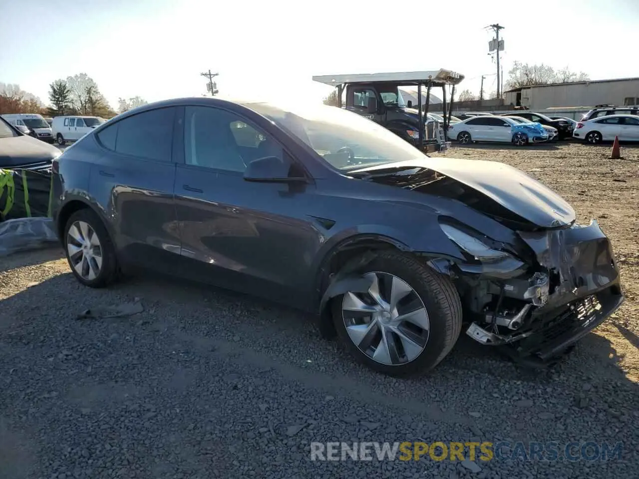 4 Photograph of a damaged car 7SAYGDEE3PA194626 TESLA MODEL Y 2023