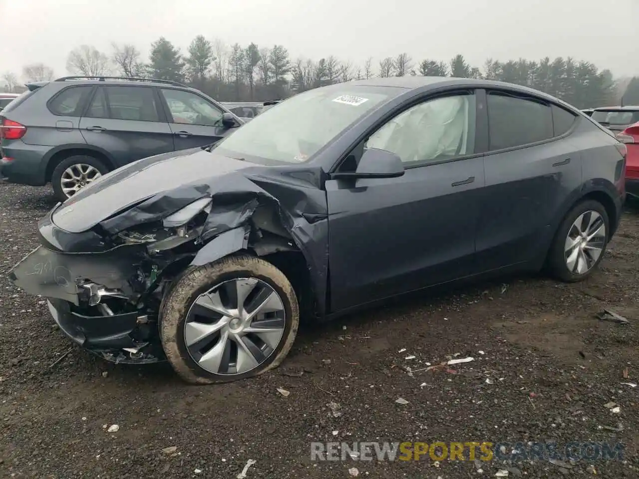 1 Photograph of a damaged car 7SAYGDEE3PA203552 TESLA MODEL Y 2023