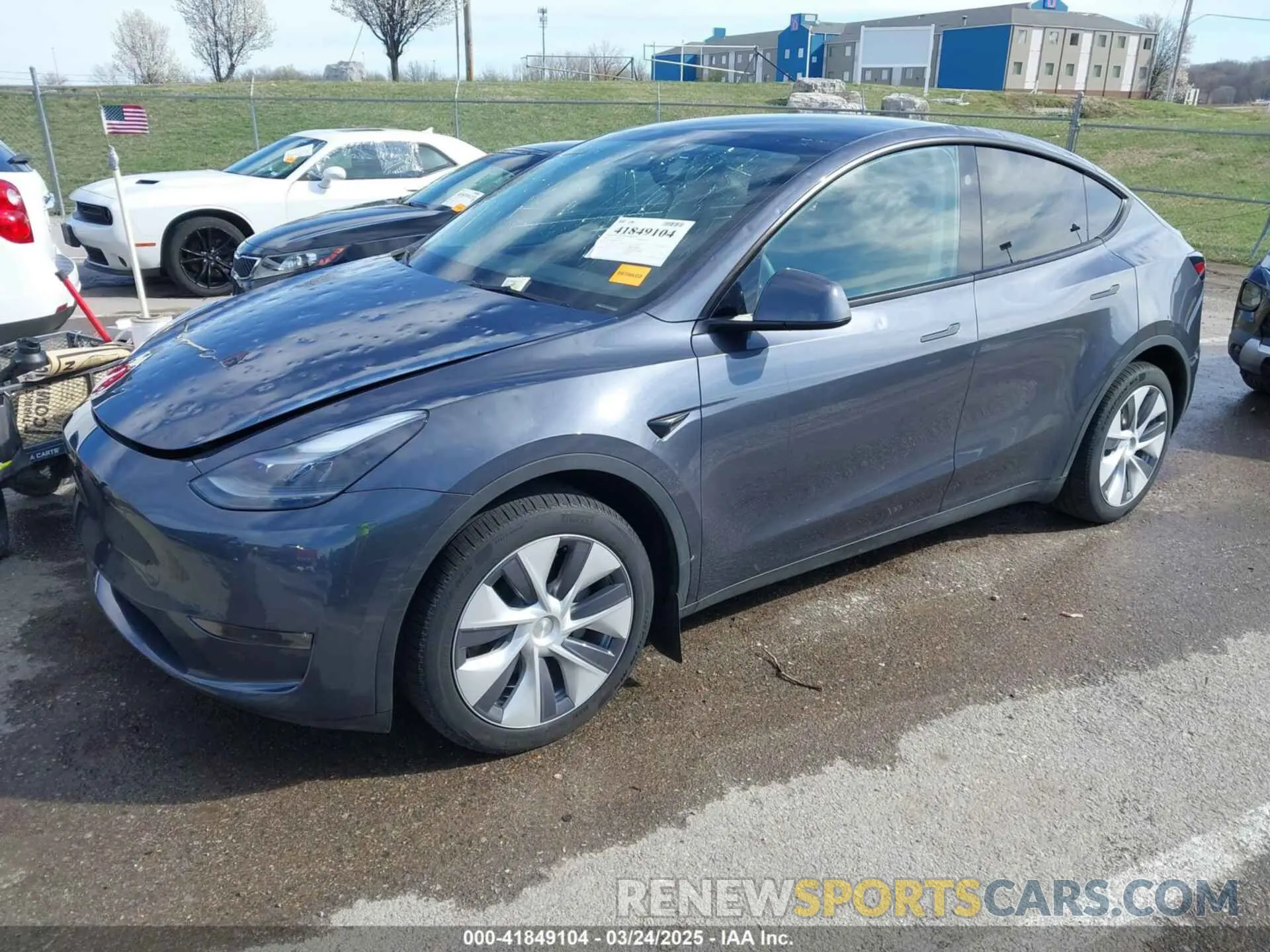 2 Photograph of a damaged car 7SAYGDEE3PA204992 TESLA MODEL Y 2023