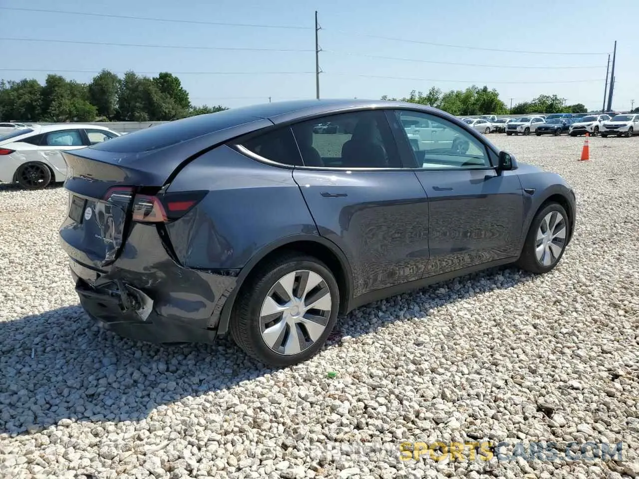 3 Photograph of a damaged car 7SAYGDEE3PA210498 TESLA MODEL Y 2023
