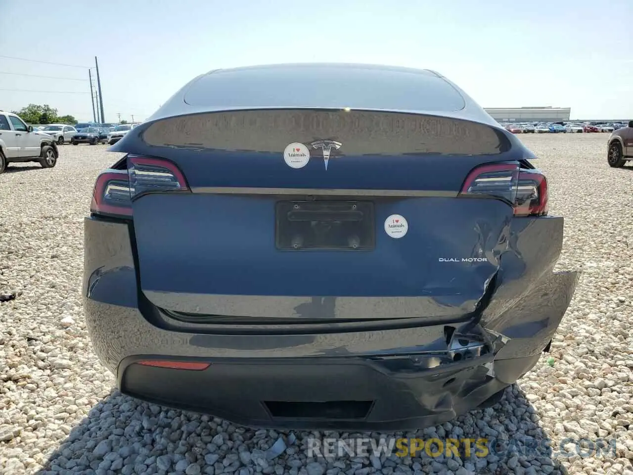 6 Photograph of a damaged car 7SAYGDEE3PA210498 TESLA MODEL Y 2023