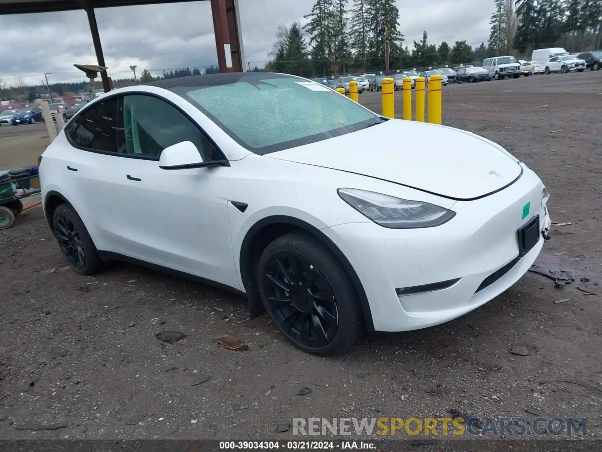 1 Photograph of a damaged car 7SAYGDEE3PF583768 TESLA MODEL Y 2023