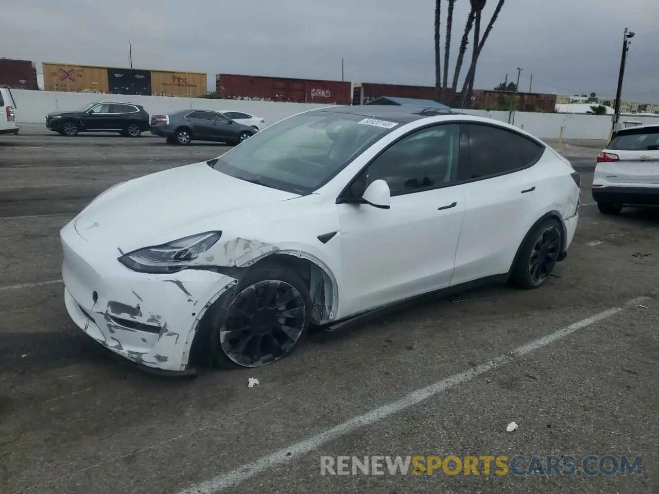 1 Photograph of a damaged car 7SAYGDEE3PF583883 TESLA MODEL Y 2023