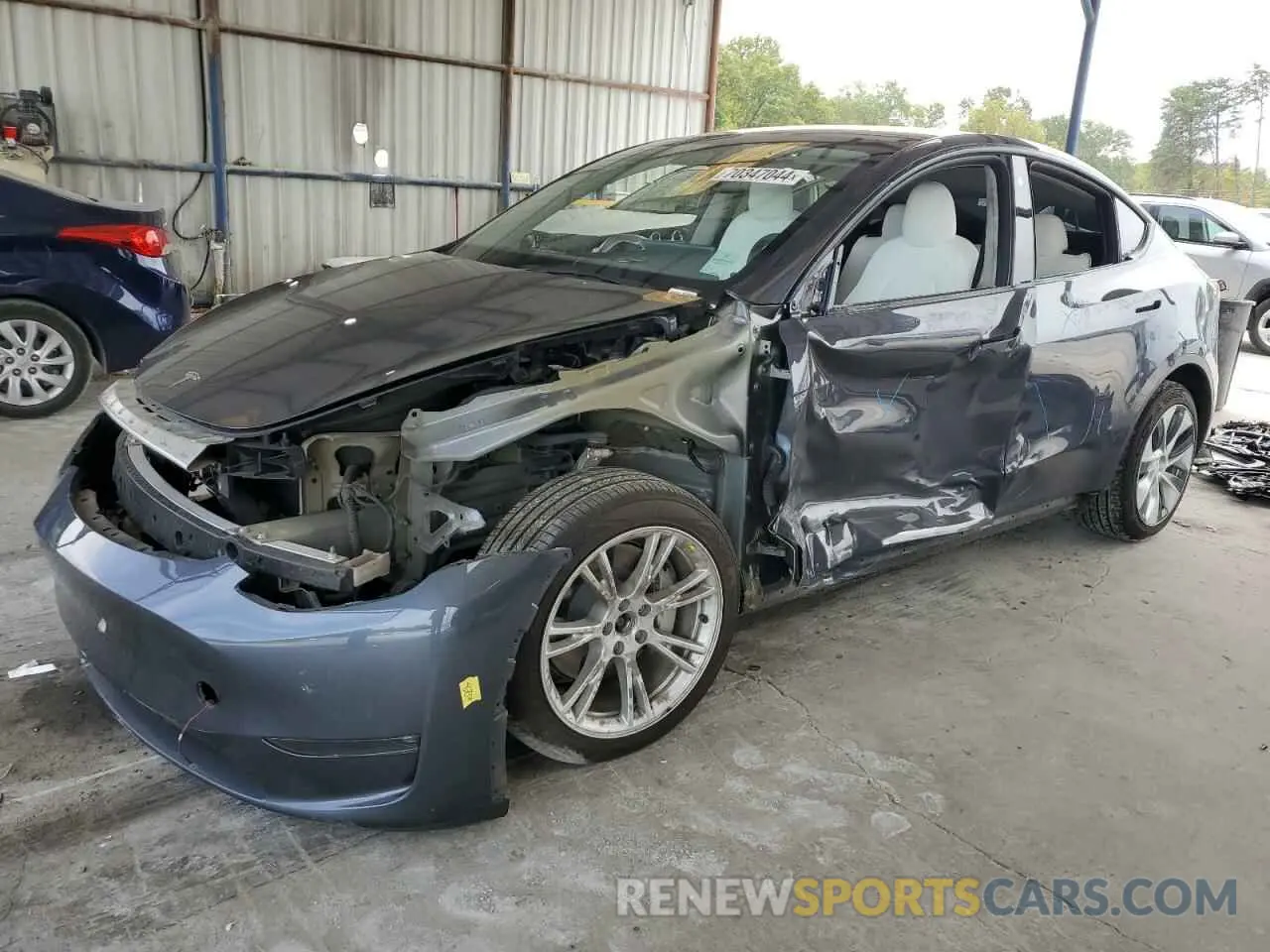 1 Photograph of a damaged car 7SAYGDEE3PF611553 TESLA MODEL Y 2023