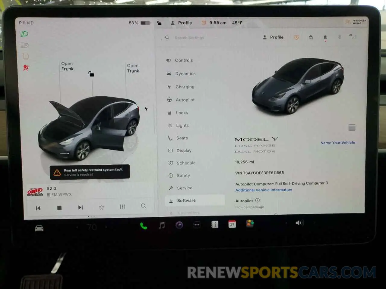 9 Photograph of a damaged car 7SAYGDEE3PF611665 TESLA MODEL Y 2023