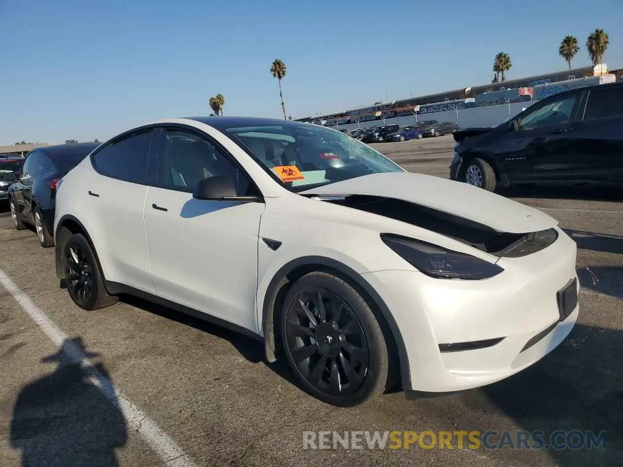 4 Photograph of a damaged car 7SAYGDEE3PF623251 TESLA MODEL Y 2023