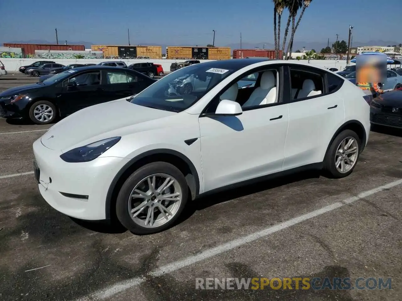 1 Photograph of a damaged car 7SAYGDEE3PF633178 TESLA MODEL Y 2023