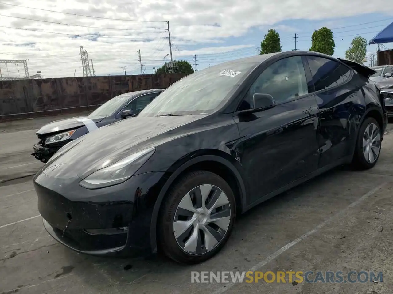 1 Photograph of a damaged car 7SAYGDEE3PF646125 TESLA MODEL Y 2023