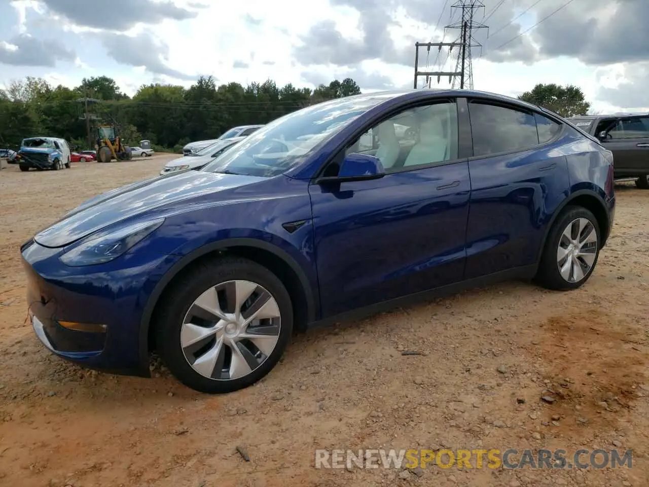 1 Photograph of a damaged car 7SAYGDEE3PF670666 TESLA MODEL Y 2023