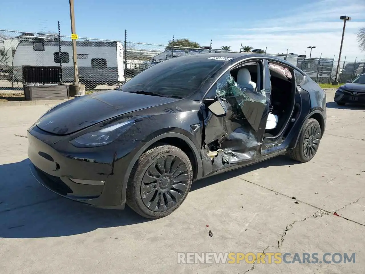 1 Photograph of a damaged car 7SAYGDEE3PF740778 TESLA MODEL Y 2023