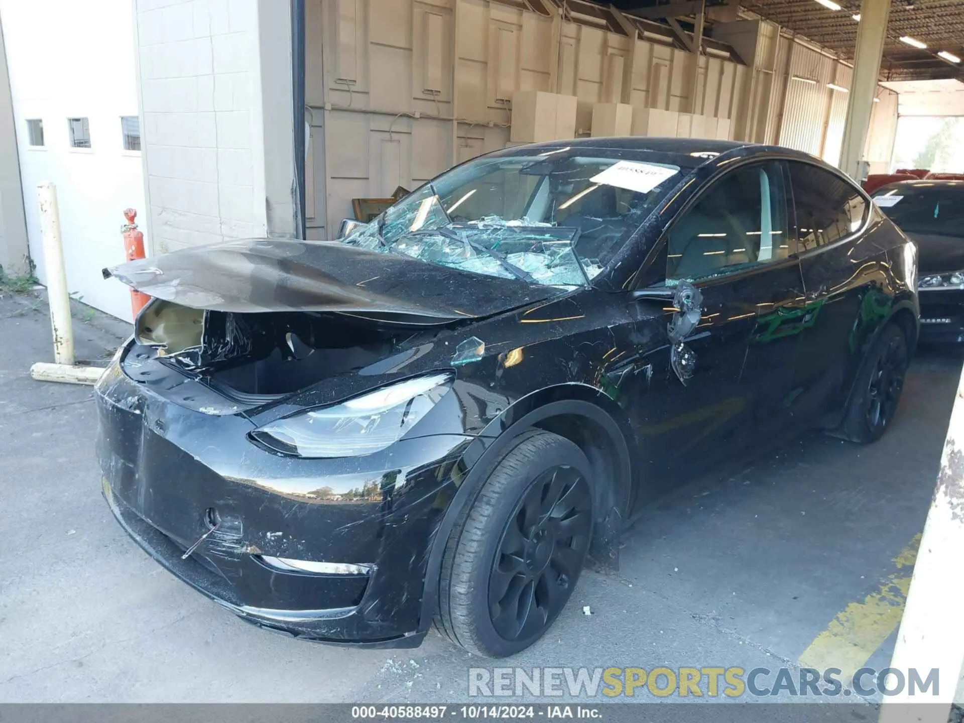 2 Photograph of a damaged car 7SAYGDEE3PF751442 TESLA MODEL Y 2023