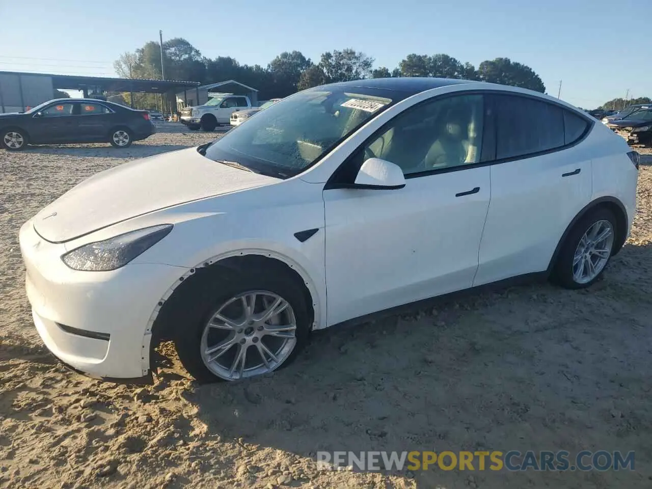 1 Photograph of a damaged car 7SAYGDEE3PF791732 TESLA MODEL Y 2023