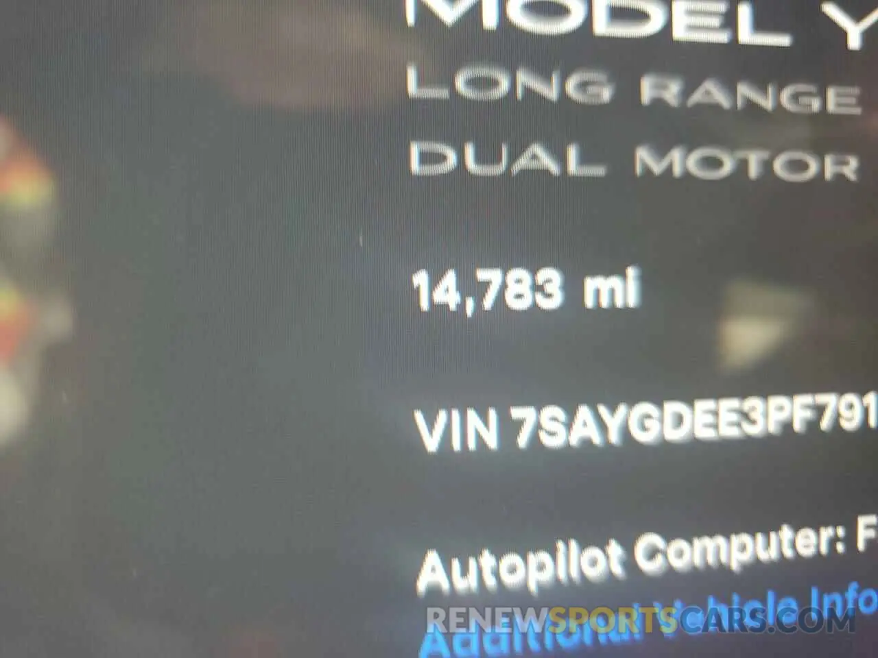 9 Photograph of a damaged car 7SAYGDEE3PF791732 TESLA MODEL Y 2023