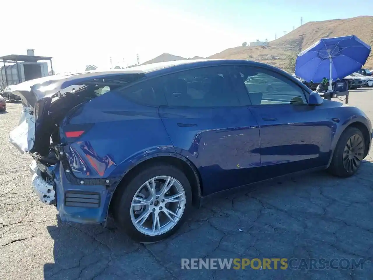 3 Photograph of a damaged car 7SAYGDEE3PF809937 TESLA MODEL Y 2023