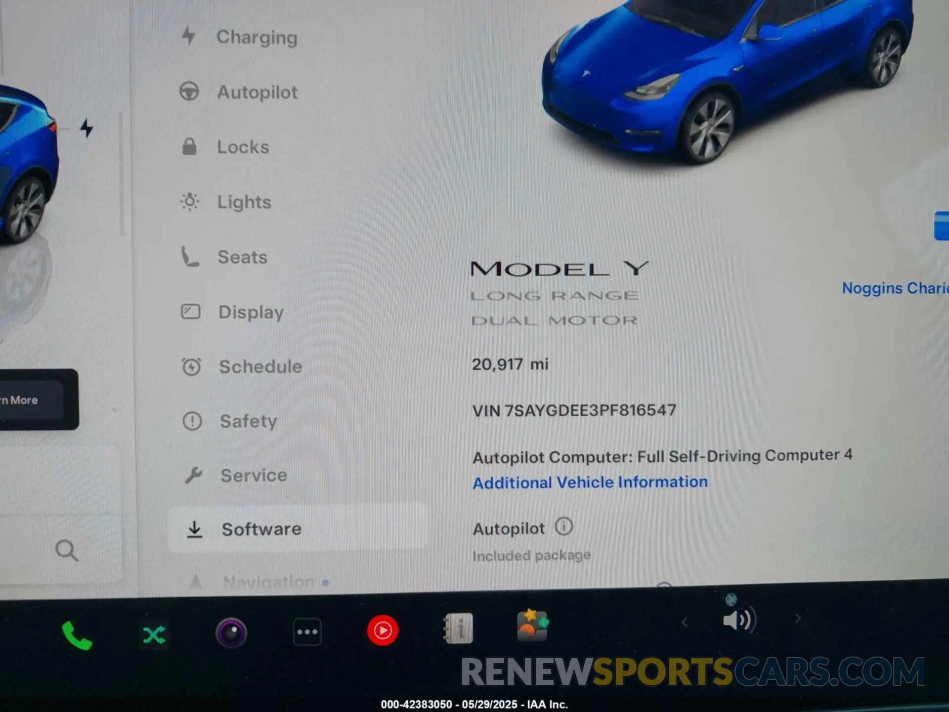 15 Photograph of a damaged car 7SAYGDEE3PF816547 TESLA MODEL Y 2023