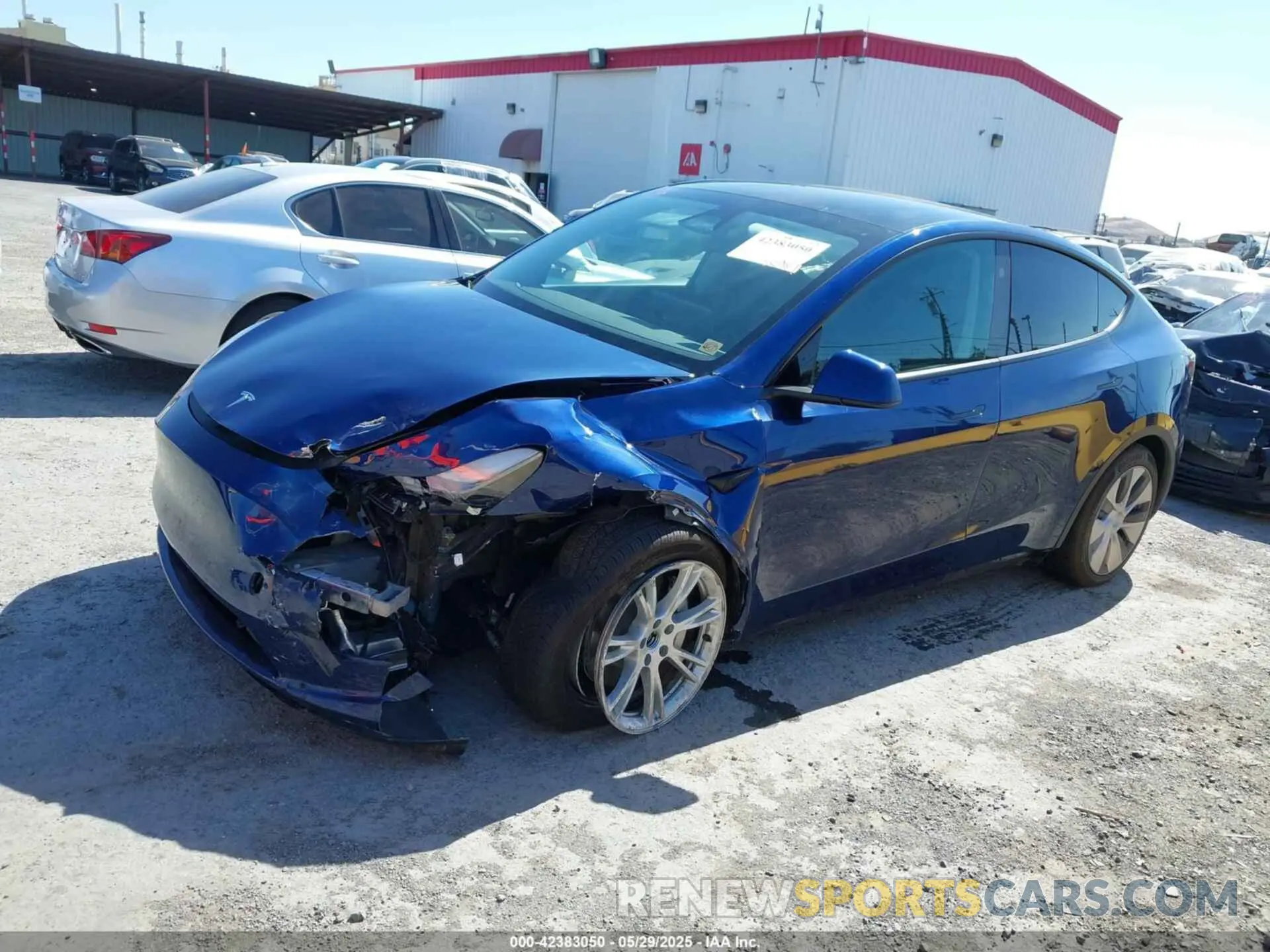 2 Photograph of a damaged car 7SAYGDEE3PF816547 TESLA MODEL Y 2023