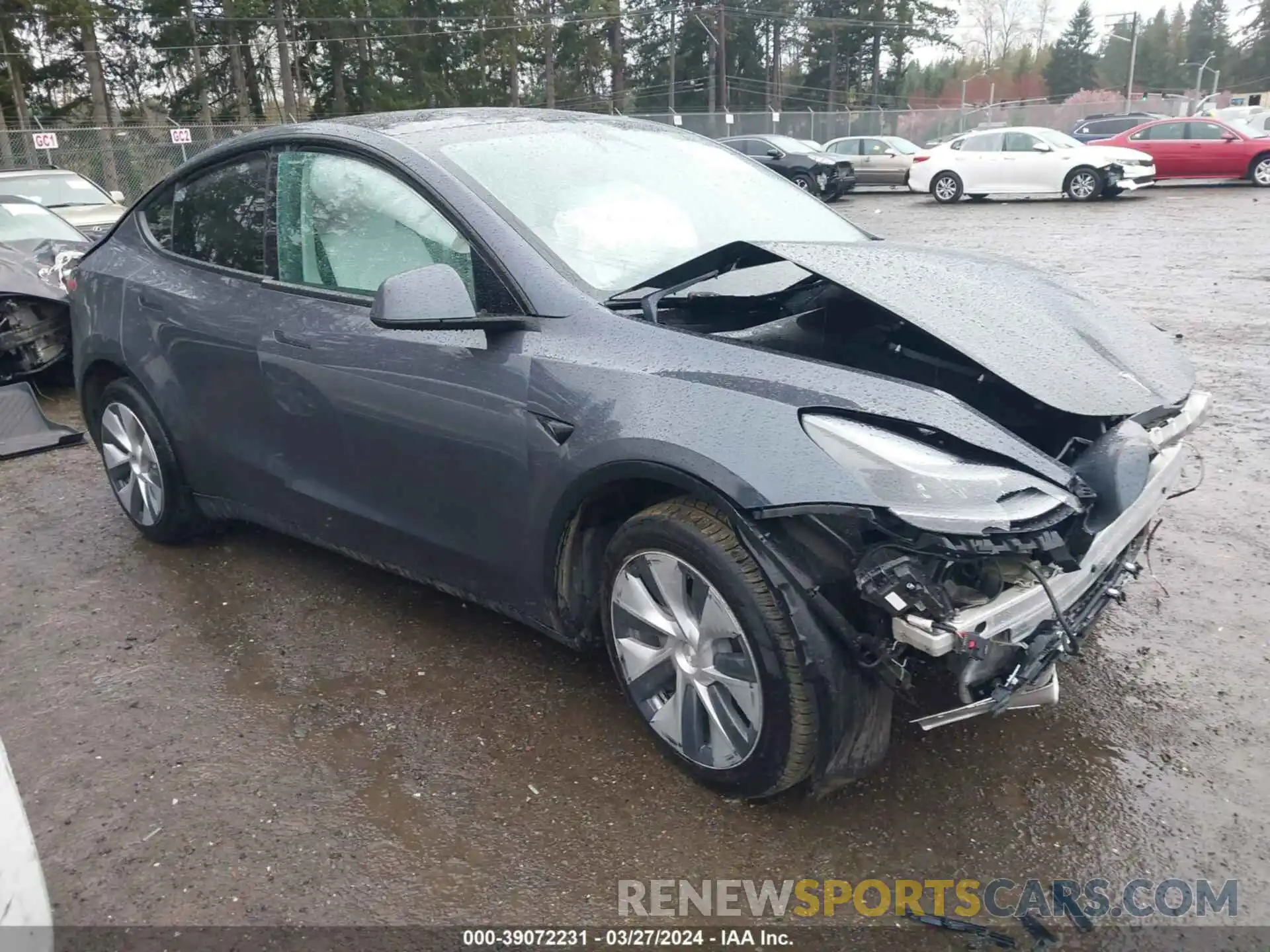 1 Photograph of a damaged car 7SAYGDEE3PF837608 TESLA MODEL Y 2023