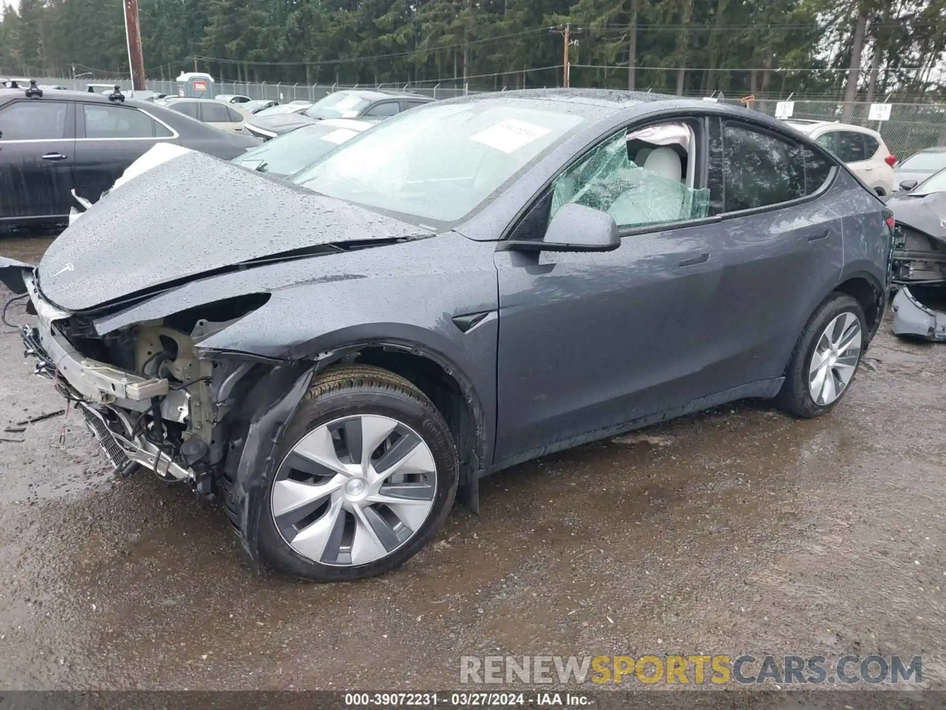 2 Photograph of a damaged car 7SAYGDEE3PF837608 TESLA MODEL Y 2023