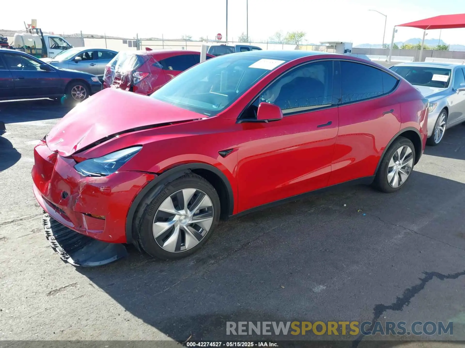 2 Photograph of a damaged car 7SAYGDEE3PF867496 TESLA MODEL Y 2023
