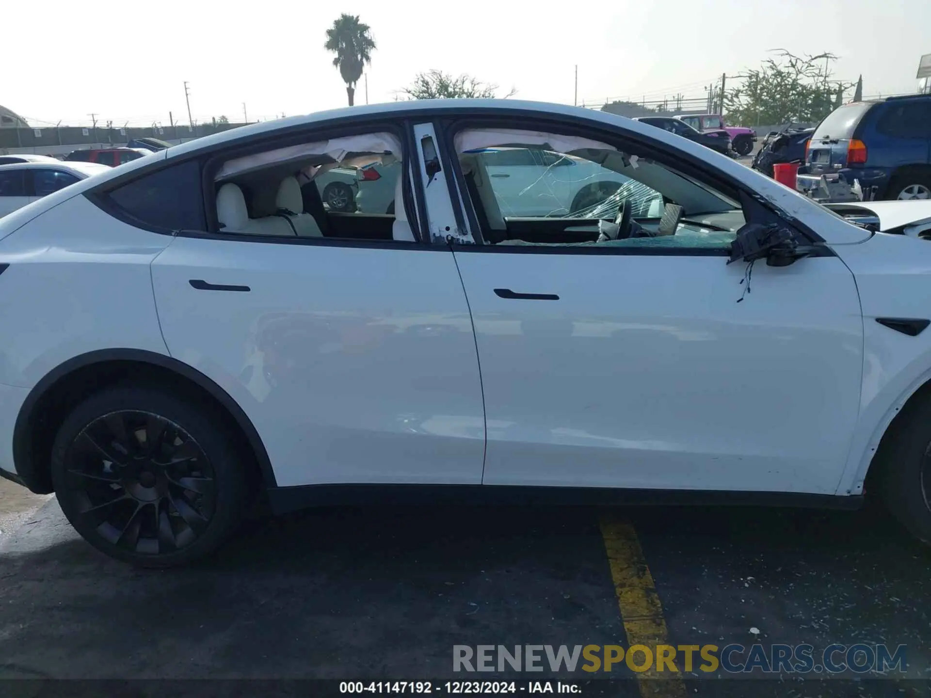 12 Photograph of a damaged car 7SAYGDEE3PF900030 TESLA MODEL Y 2023