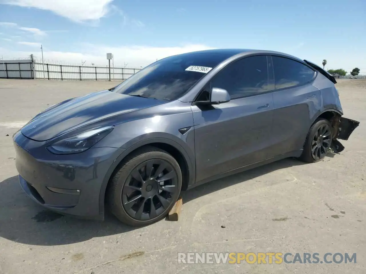 1 Photograph of a damaged car 7SAYGDEE3PF910413 TESLA MODEL Y 2023