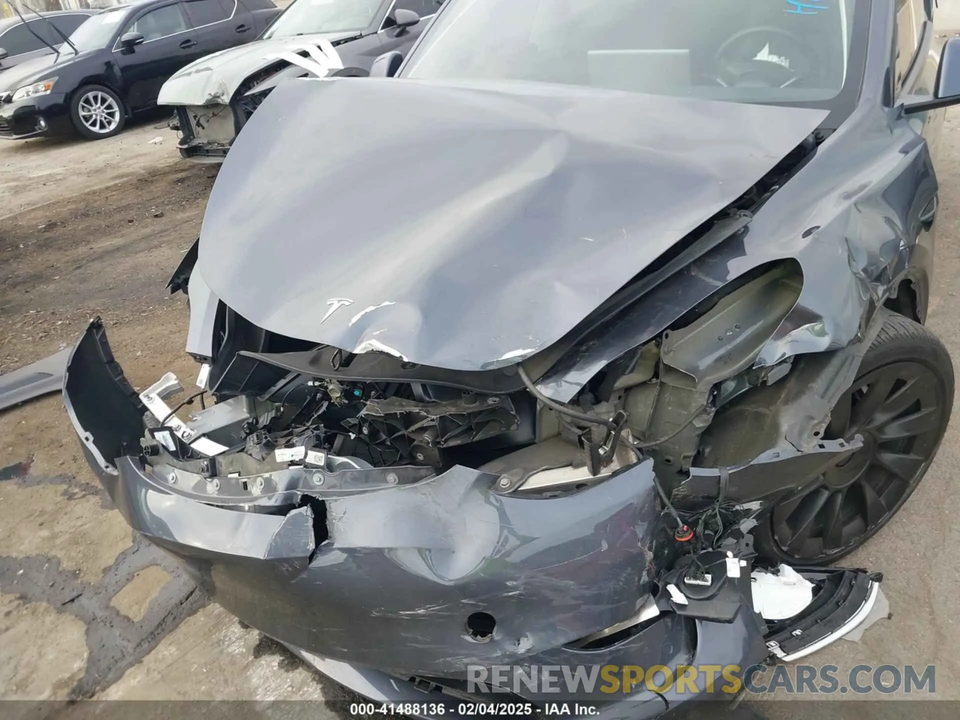 6 Photograph of a damaged car 7SAYGDEE4PA028440 TESLA MODEL Y 2023