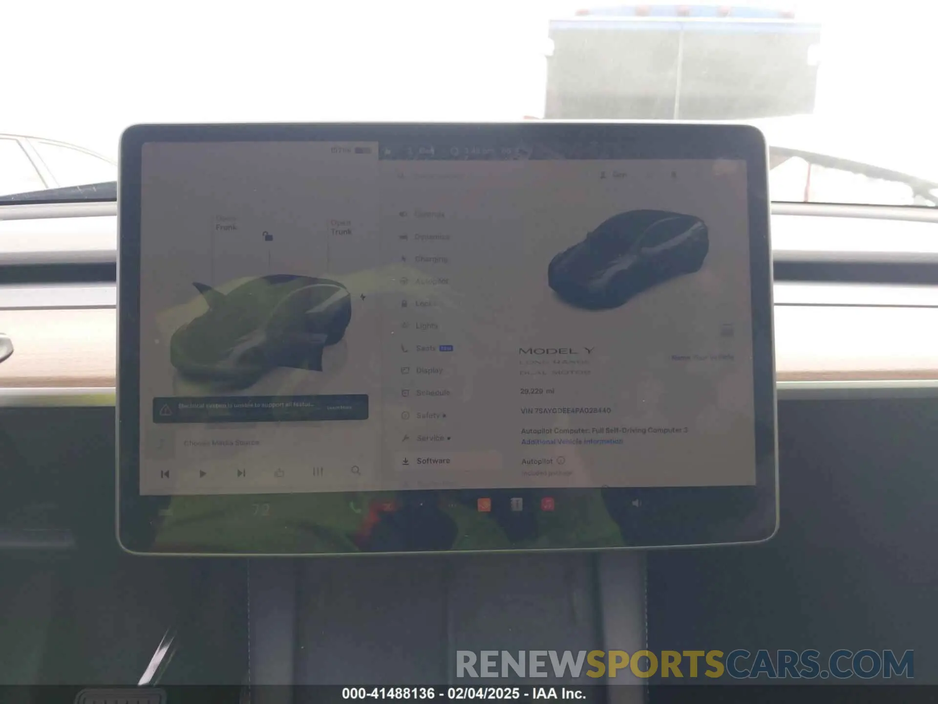 7 Photograph of a damaged car 7SAYGDEE4PA028440 TESLA MODEL Y 2023