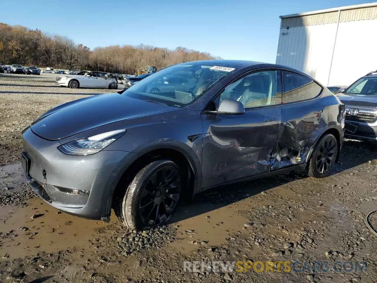 1 Photograph of a damaged car 7SAYGDEE4PA028616 TESLA MODEL Y 2023