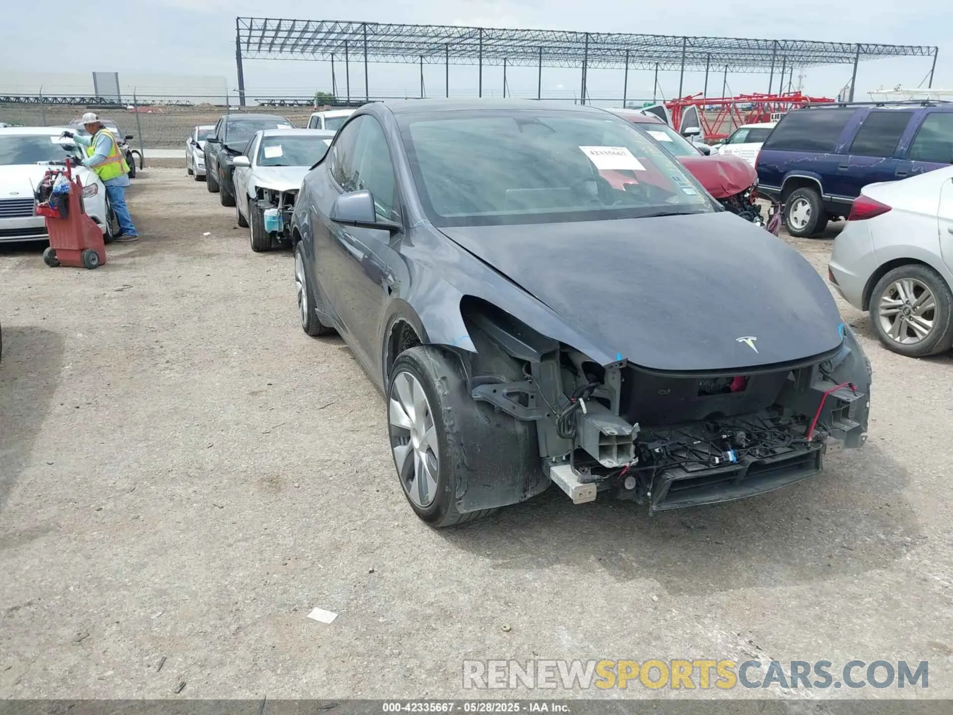 1 Photograph of a damaged car 7SAYGDEE4PA030138 TESLA MODEL Y 2023