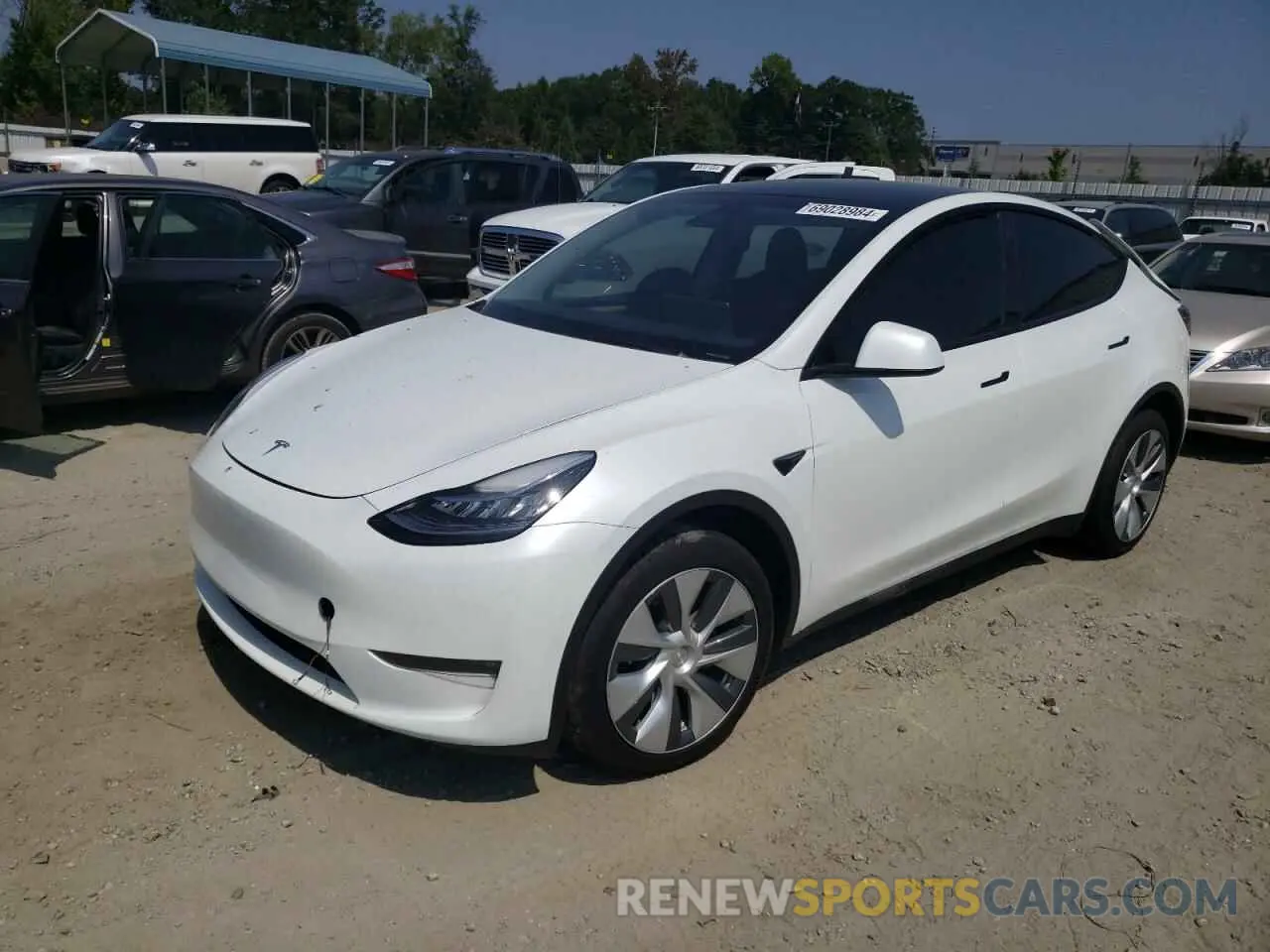 1 Photograph of a damaged car 7SAYGDEE4PA032245 TESLA MODEL Y 2023