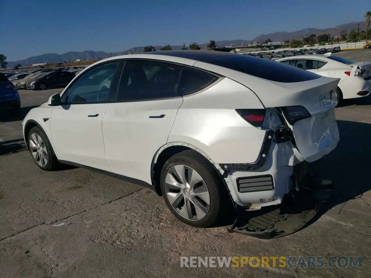 2 Photograph of a damaged car 7SAYGDEE4PA036523 TESLA MODEL Y 2023