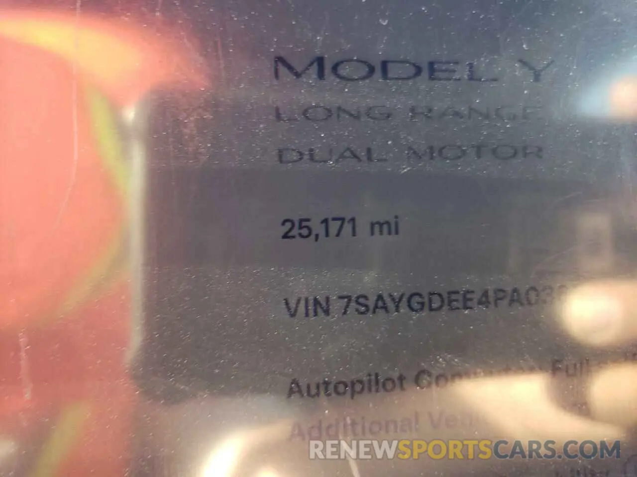 9 Photograph of a damaged car 7SAYGDEE4PA036523 TESLA MODEL Y 2023