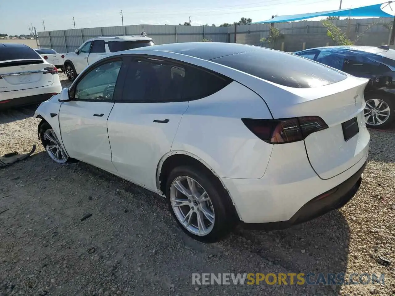 2 Photograph of a damaged car 7SAYGDEE4PA040507 TESLA MODEL Y 2023
