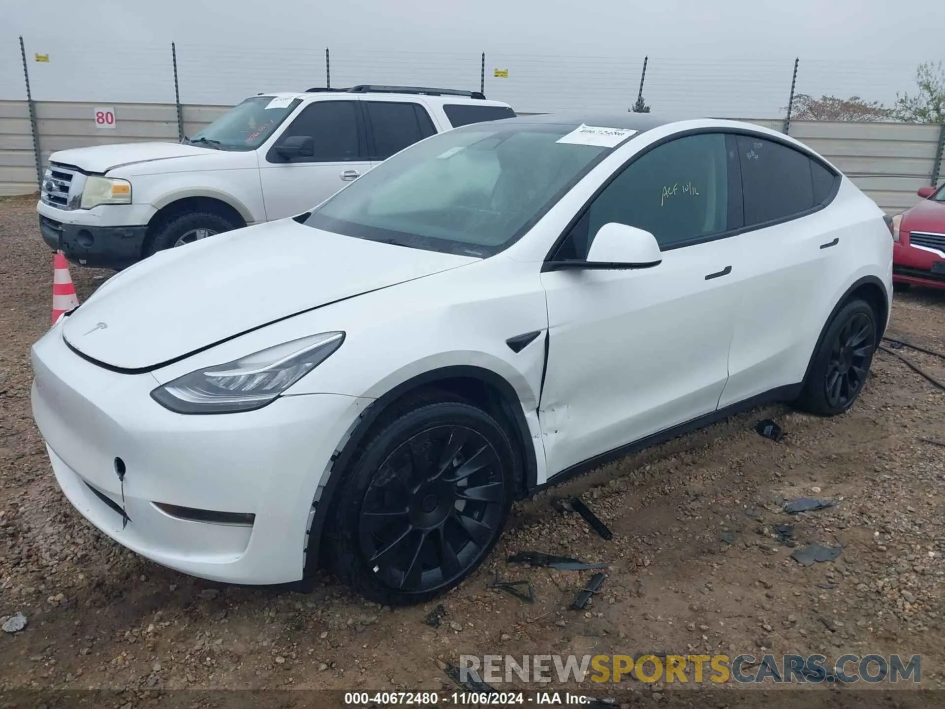 2 Photograph of a damaged car 7SAYGDEE4PA044556 TESLA MODEL Y 2023