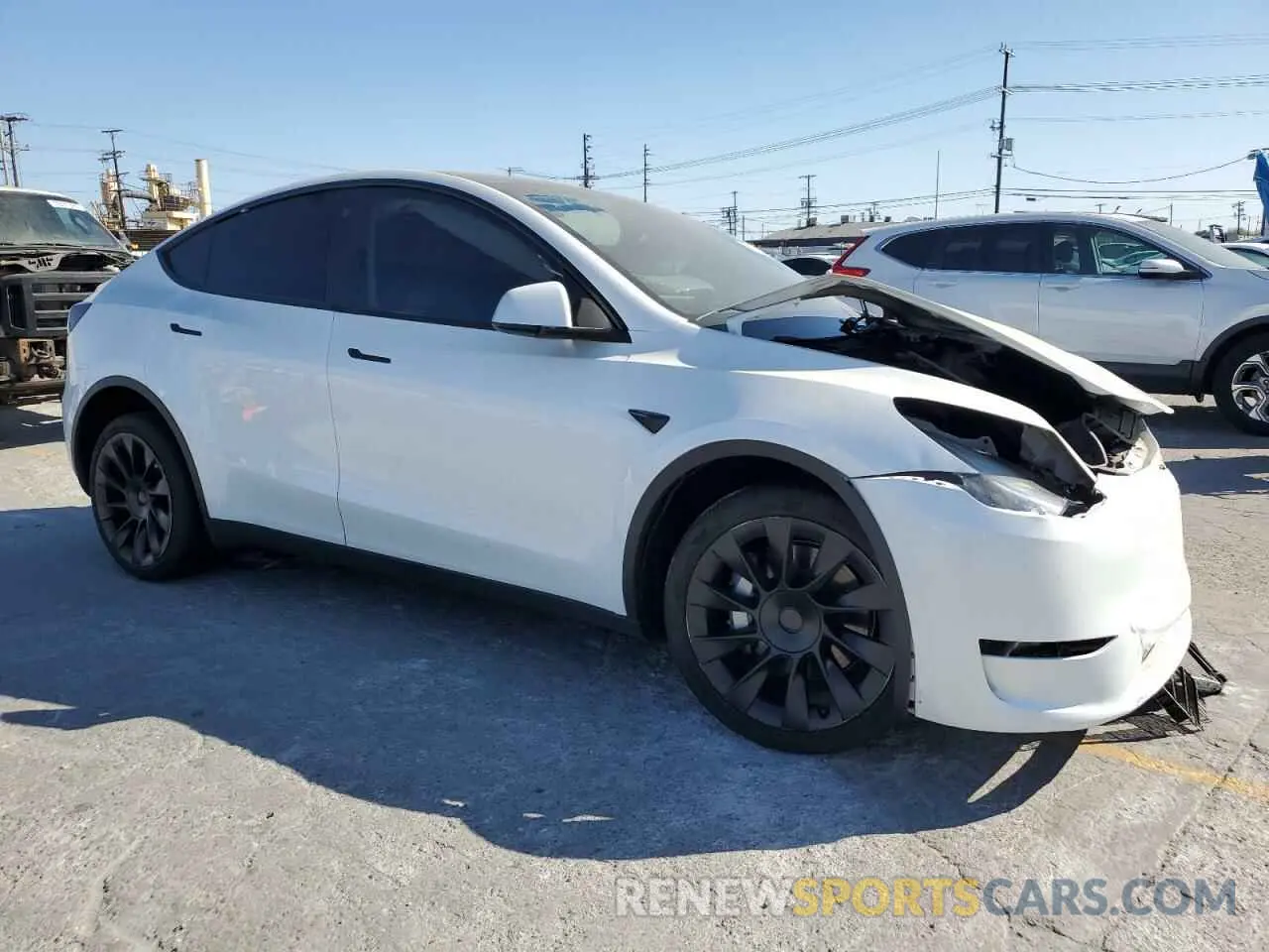 4 Photograph of a damaged car 7SAYGDEE4PA053094 TESLA MODEL Y 2023
