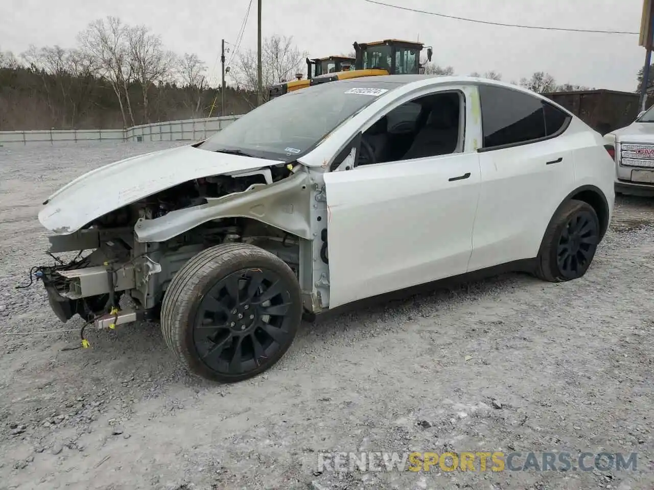 1 Photograph of a damaged car 7SAYGDEE4PA059512 TESLA MODEL Y 2023