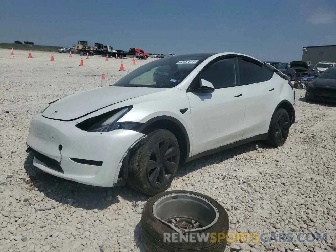 1 Photograph of a damaged car 7SAYGDEE4PA064502 TESLA MODEL Y 2023