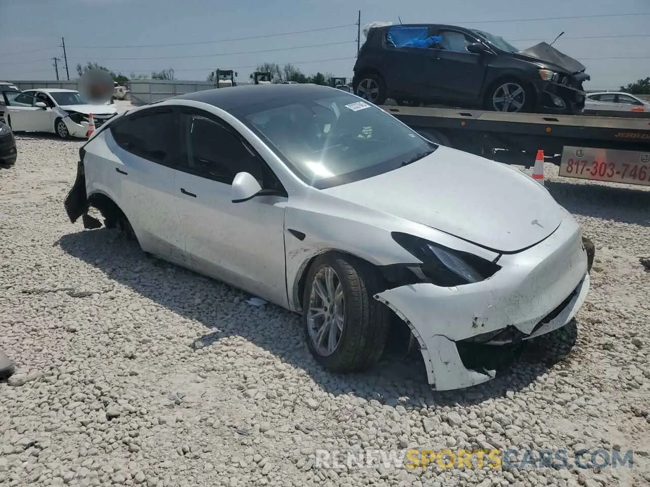 4 Photograph of a damaged car 7SAYGDEE4PA064502 TESLA MODEL Y 2023