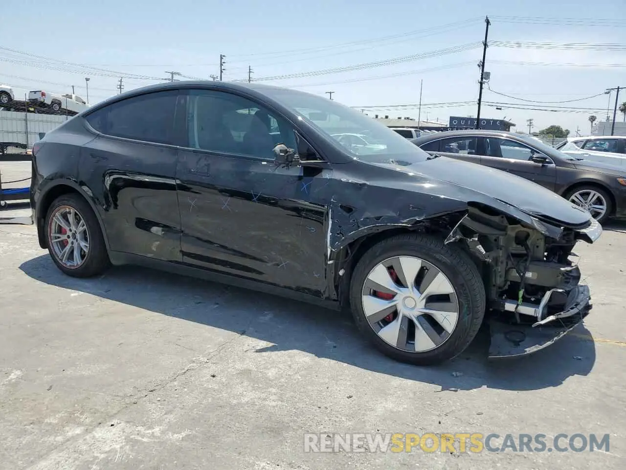 4 Photograph of a damaged car 7SAYGDEE4PA067240 TESLA MODEL Y 2023