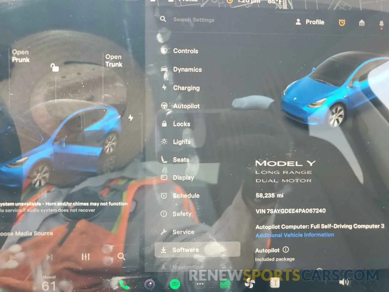 9 Photograph of a damaged car 7SAYGDEE4PA067240 TESLA MODEL Y 2023