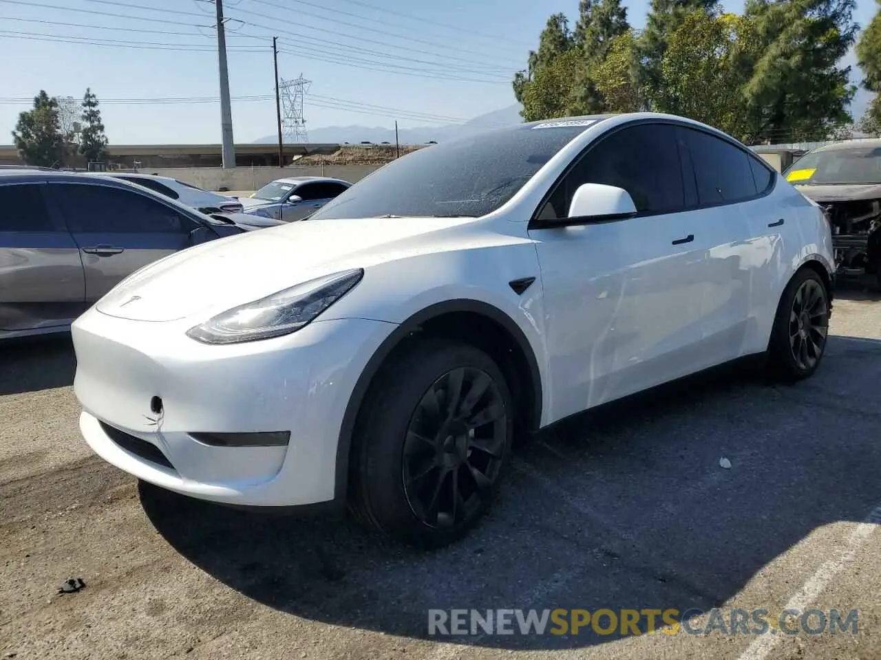 1 Photograph of a damaged car 7SAYGDEE4PA070770 TESLA MODEL Y 2023