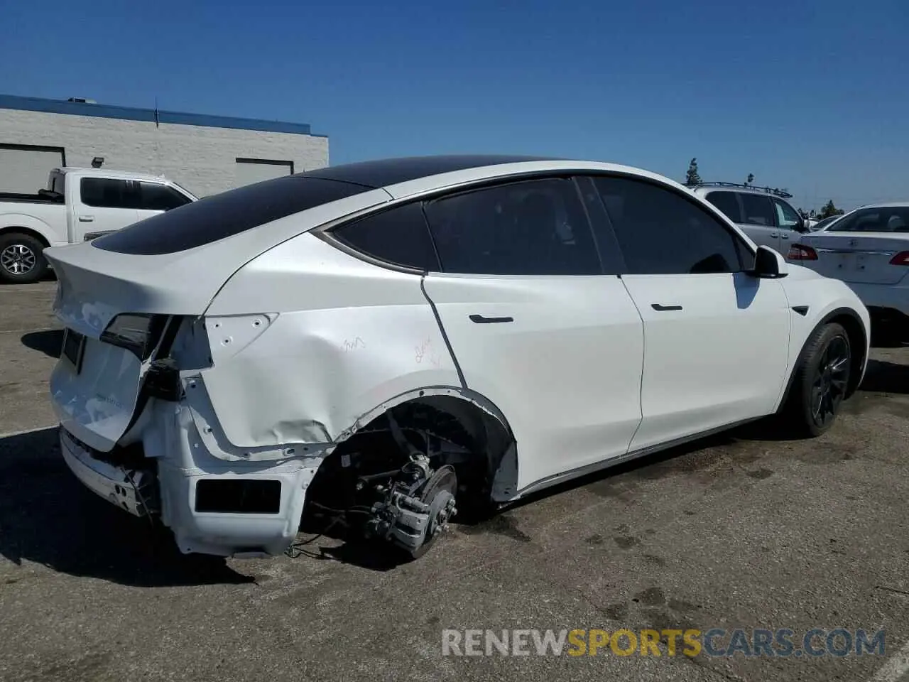 3 Photograph of a damaged car 7SAYGDEE4PA070770 TESLA MODEL Y 2023