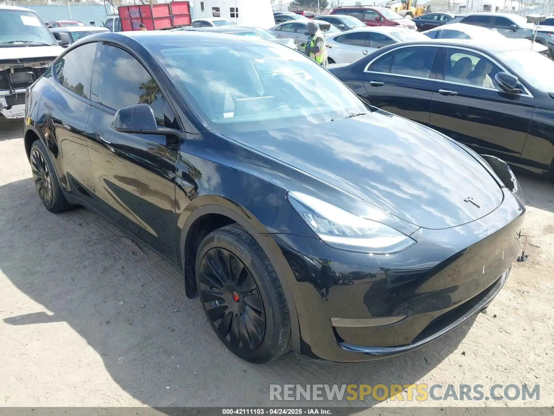 1 Photograph of a damaged car 7SAYGDEE4PA073166 TESLA MODEL Y 2023