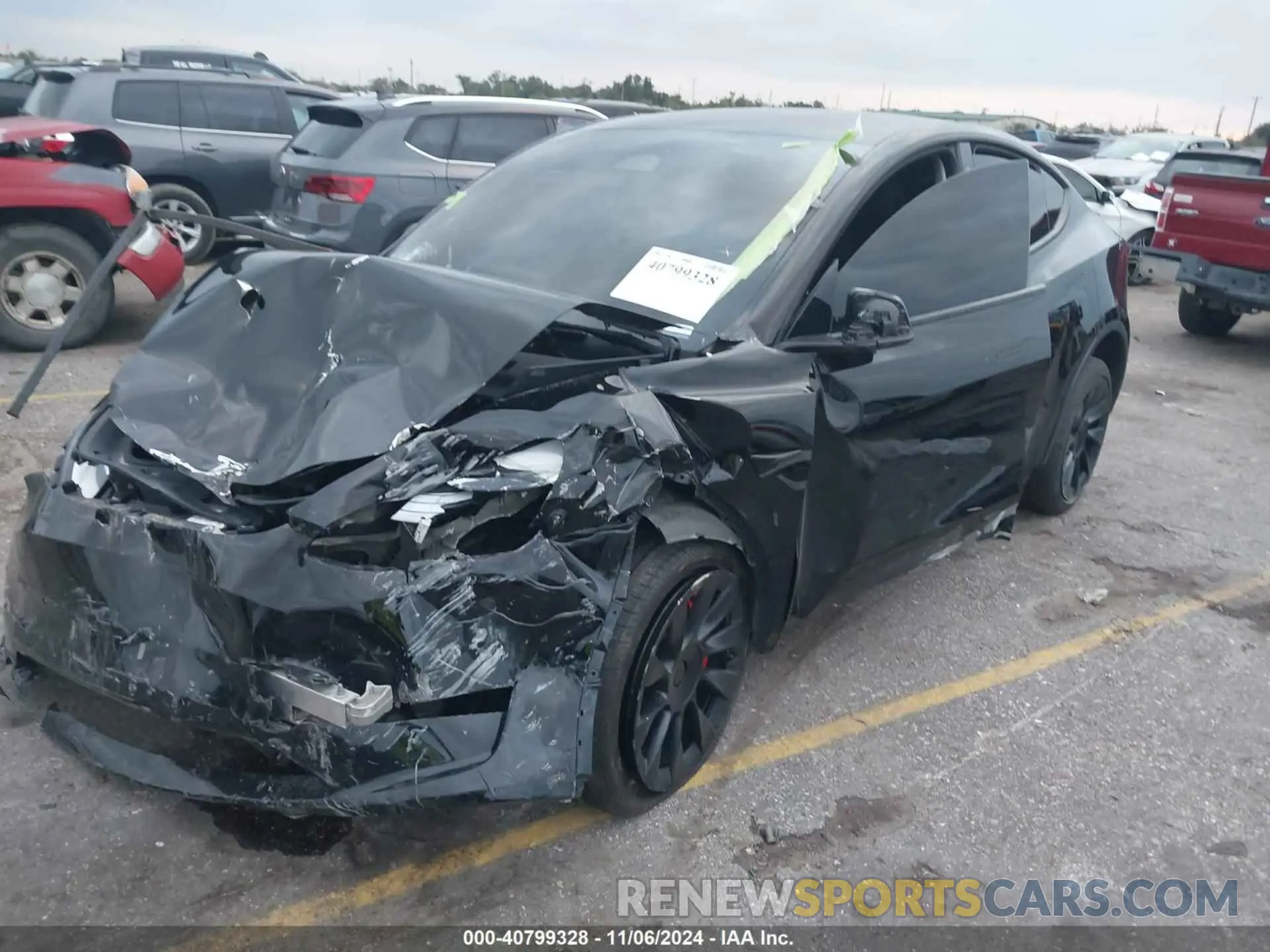 2 Photograph of a damaged car 7SAYGDEE4PA078206 TESLA MODEL Y 2023