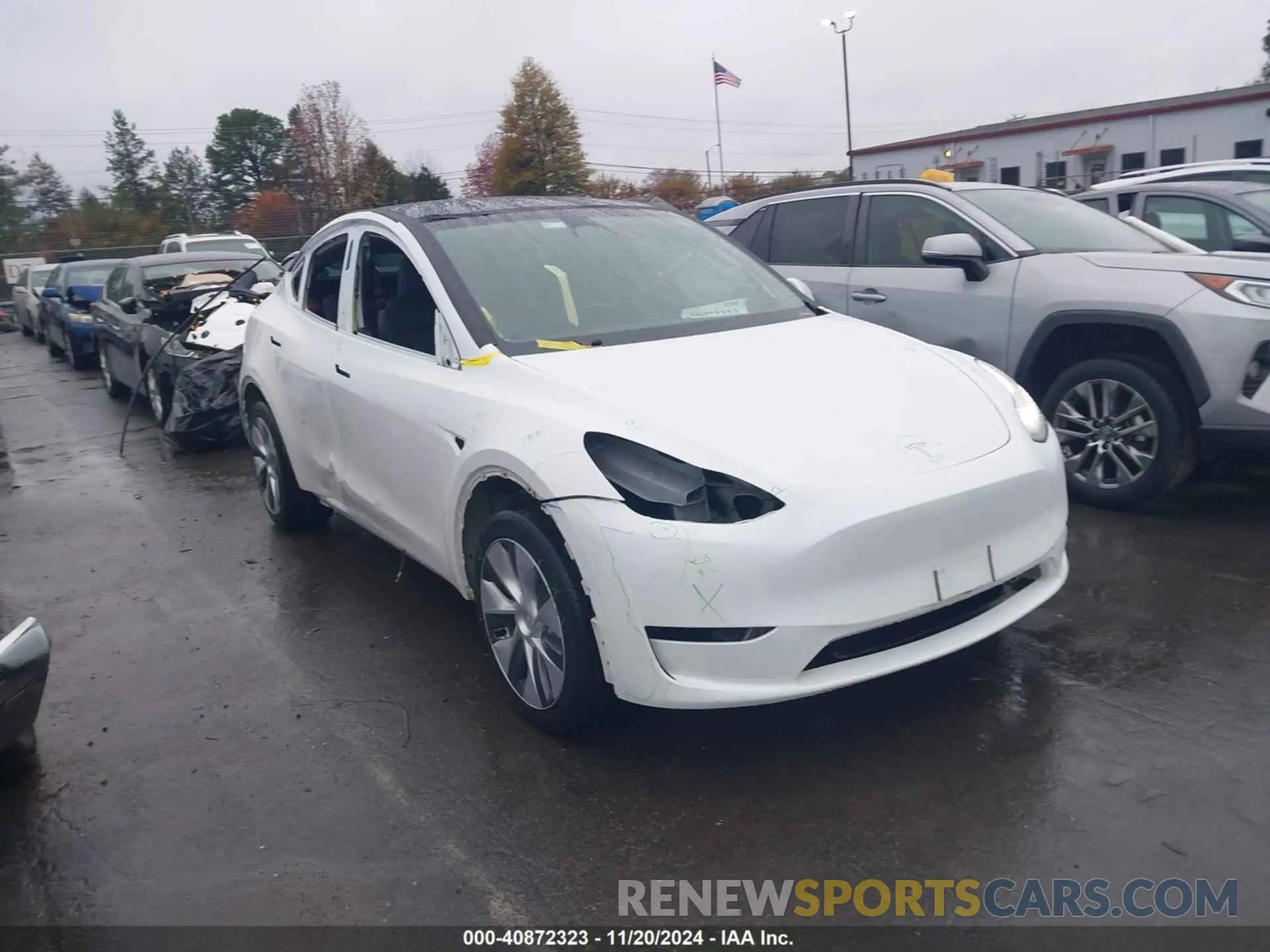 1 Photograph of a damaged car 7SAYGDEE4PA078626 TESLA MODEL Y 2023