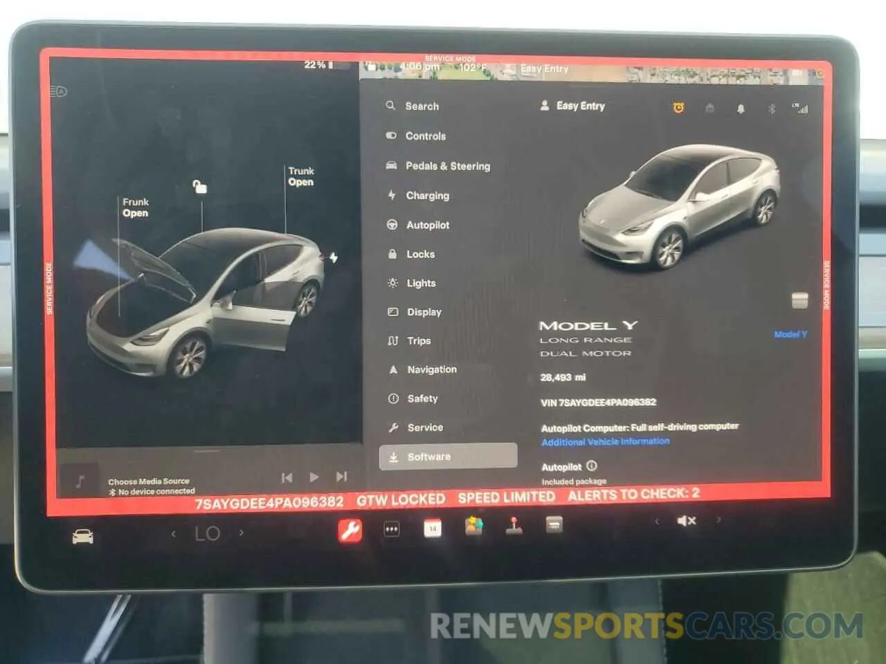9 Photograph of a damaged car 7SAYGDEE4PA096382 TESLA MODEL Y 2023