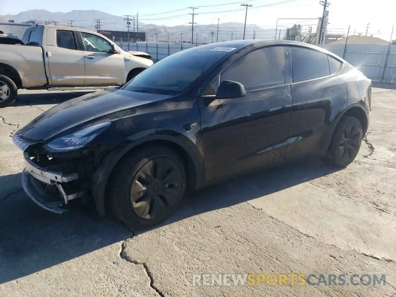 1 Photograph of a damaged car 7SAYGDEE4PA097077 TESLA MODEL Y 2023